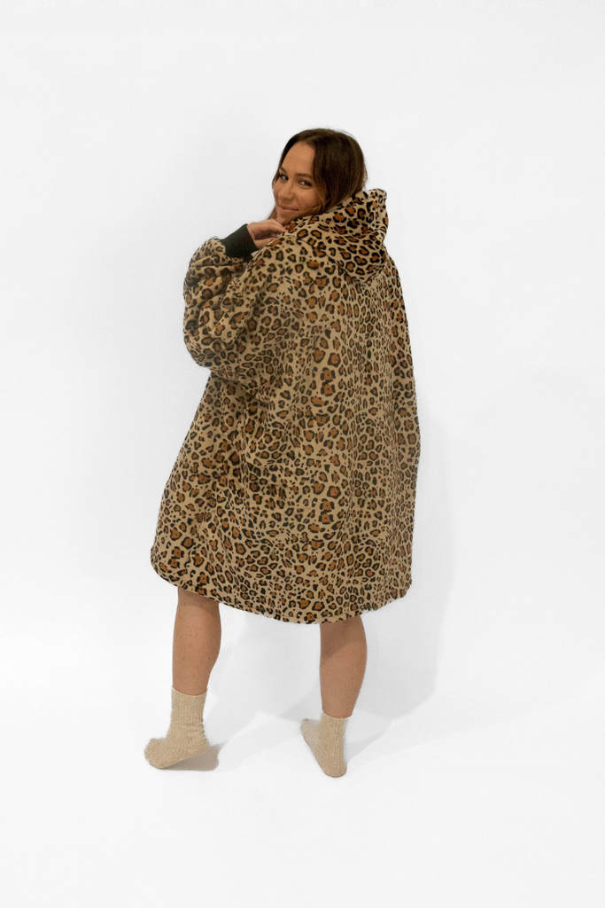 No Spots On Me | Leopard Animal Print Blanket Hoodie